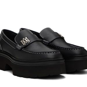 Amiri Leather Combat Loafers